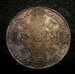 London Coins : A143 : Lot 1558 : Crown 1662 First Bust, Rose below, edge undated ESC 15 EF lightly toned with a few light contact mar...