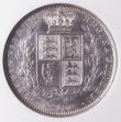 London Coins : A143 : Lot 2700 : Halfcrown 1849 Large Date ESC 682 NGC AU50 we grade GVF/NEF (label states 'Small Date' it ...