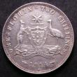 London Coins : A143 : Lot 828 : Australia Florin 1914 H VF (6 pearls showing) and scarce