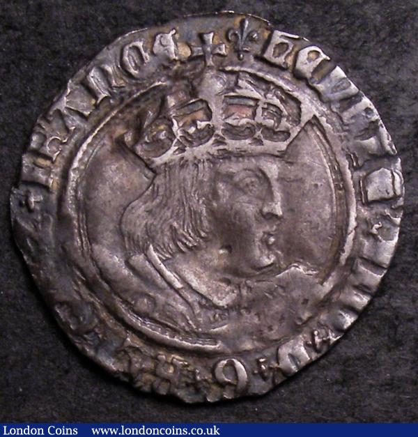 Groat Henry VIII Second Coinage Laker Bust D S.2337E mintmark Lis/Rose NVF with areas of colourful toning, Ex-Spink January 1963 12/- : Hammered Coins : Auction 144 : Lot 1116