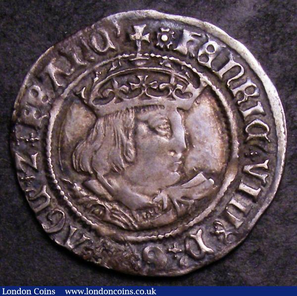 Groat Henry VIII Second Coinage Laker Bust D S.2337E mintmark Rose Fine, Ex-Spink January 1964 : Hammered Coins : Auction 144 : Lot 1117