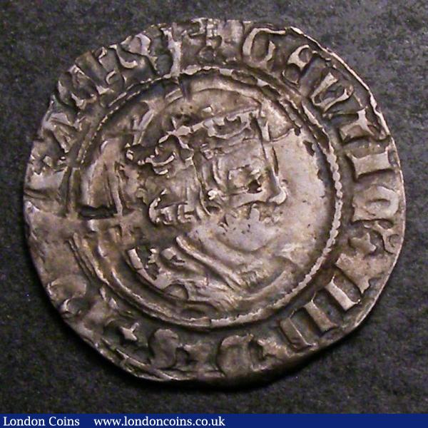 Halfgroat Henry VIII York Mint Archbishop Lee S.2348 Good Fine with some surface marks, shows multiple striking, Ex-Spink December 1963 5/- : Hammered Coins : Auction 144 : Lot 1157