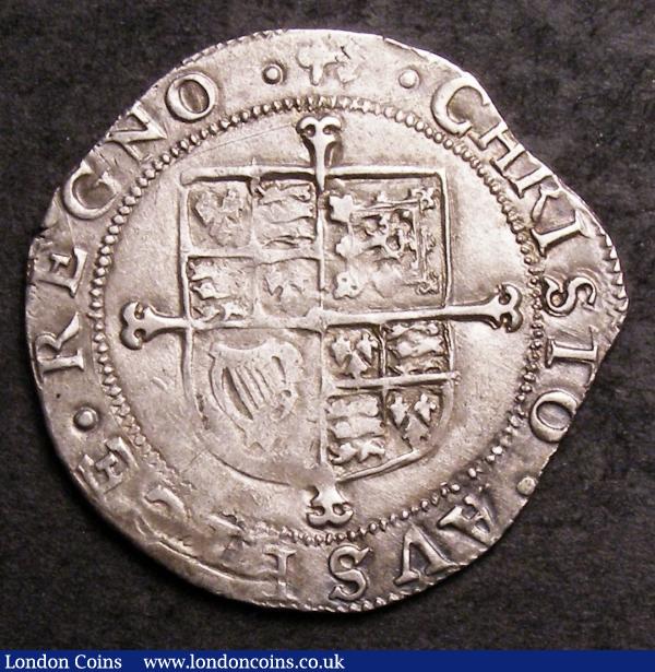 Sixpence Charles I Group E, type 4.2 S.2816 mintmark Anchor VF with an irregularly shaped flan, some weakness of strike on the Irish harp : Hammered Coins : Auction 144 : Lot 1276