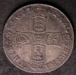 London Coins : A144 : Lot 1901 : Shilling 1702 First Bust plain in angles ESC 1128 About VF/VF with pleasing tone