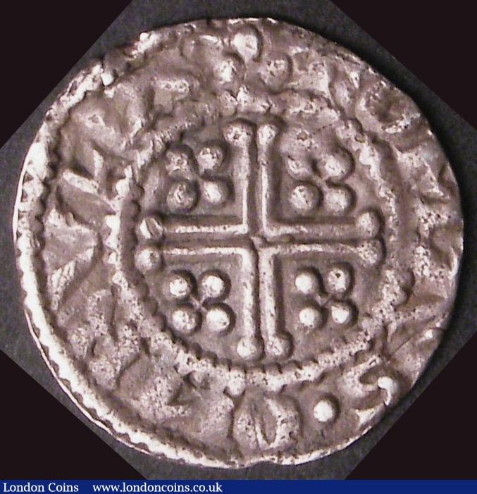 London Coins : A145 : Lot 1279 : Penny John moneyer TOMAS ON RVLA, Rhuddlan mint (North Wales) mintmark Cross Pomm&eacute;e Group I C...