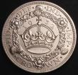 London Coins : A145 : Lot 1426 : Crown 1932 as ESC 372 a Proof or Specimen striking A/UNC with some contact marks, the fields retaini...