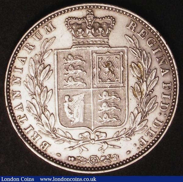 Halfcrown 1844 ESC 677 Bright VF : English Coins : Auction 145 : Lot 1698