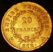London Coins : A145 : Lot 618 : France 20 Francs 1812 A AU/Unc and rare in such high grade KM661