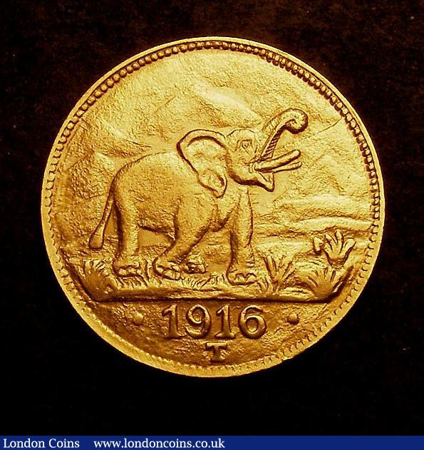 London Coins : A145 : Lot 624 : German East Africa 15 Rupien 1916T KM#16.1 right Arabesque ends below T of OSTAFRIKA, GVF/NEF, rare ...