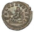 London Coins : A145 : Lot 1198 : Denarius Ar.  Maximinus I.  C, 235-236 AD.  Rev; SALVS AVGVSTI; Salus std l feeding snake arising fr...