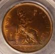 London Coins : A145 : Lot 1910 : Penny 1862 Freeman 39 dies 6+G Choice UNC and lustrous, slabbed and graded CGS 82, Ex-Dr.A.Findlow H...