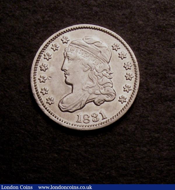 USA 5 Cents 1831 Breen 2986 EF with a contact mark on the cap : World Coins : Auction 146 : Lot 1416