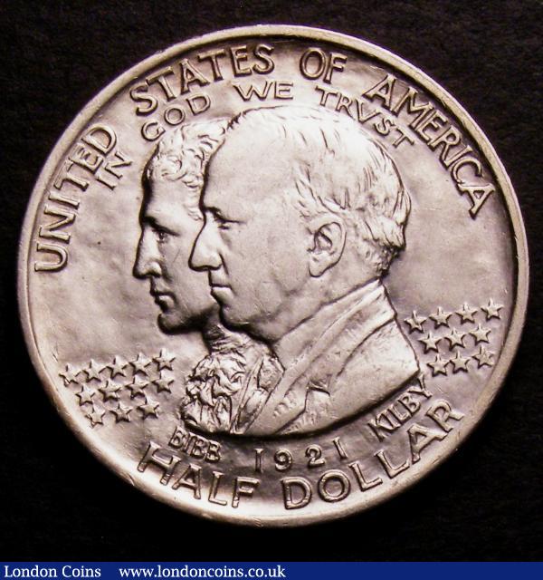 USA Half Dollar Commemorative 1921 Alabama Centennial Breen 7453 Plain field GEF with some light hairlines : World Coins : Auction 146 : Lot 1458