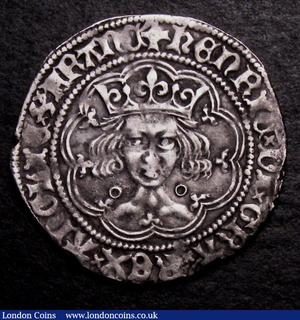 Groat Henry VI Annulet Issue Calais Mint S.1836 Good Fine : Hammered Coins : Auction 146 : Lot 1995