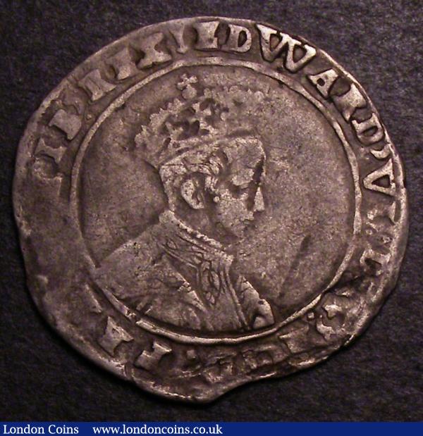 Shilling Edward VI Base silver issue 1549 S.2466 Mintmark Arrow, Fine or near so, with some shortage of flan between 4 and 5 o'clock on the obverse : Hammered Coins : Auction 146 : Lot 2149