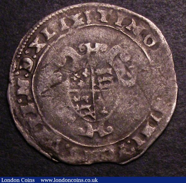 Shilling Edward VI Base silver issue 1549 S.2466 Mintmark Arrow, Fine or near so, with some shortage of flan between 4 and 5 o'clock on the obverse : Hammered Coins : Auction 146 : Lot 2149