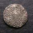 London Coins : A146 : Lot 1985 : Early Anglo-Saxon Period c600-775 Secondary Sceattas 710-760, Series H, Wodan Head/pecking bird (Spi...