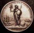London Coins : A147 : Lot 1355 : Peace of Utrecht 1713 Eimer 460 35mm diameter in silver, Obverse draped bust left, ANNA . DG . MAG :...