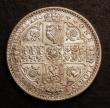 London Coins : A147 : Lot 2302 : Florin 1849 ESC 802 EF with some contact marks