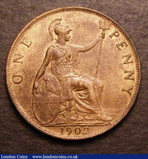 Penny 1902 Low Tide Freeman 156 dies 1+A UNC/AU with good subdued lustre : English Coins : Auction 147 : Lot 2984