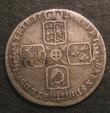 London Coins : A147 : Lot 3150 : Sixpence 1728 Plain ESC 1603 About Fine, Very Rare, Sixpence 1728 Plumes ESC 1605 Fine or better sca...