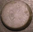 London Coins : A147 : Lot 1295 : Perthshire Deanston, Deanston Cotton Mill countermarked on a 1793 Lancashire Halfpenny Token, Counte...