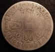 London Coins : A147 : Lot 1456 : Engraved Crown 1677 the obverse engraved with  Holme 1788 and a floral emblem VG
