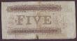 London Coins : A147 : Lot 179 : Plymouth-Dock Bank, Devonshire £5 first date of issue 1819 No.247 for Thomas Clinton Shiells &...