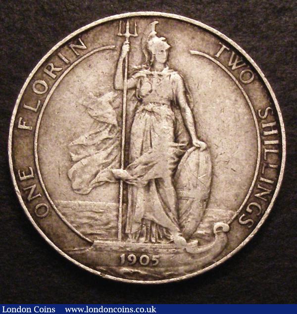 Florin 1905 ESC 923 About Fine/Near Fine : English Coins : Auction 147 : Lot 2345