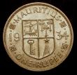 London Coins : A147 : Lot 857 : Mauritius One Rupee 1934 KM#17 Lustrous UNC