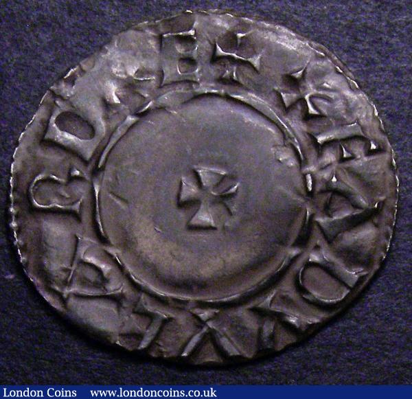 Penny Edward the Elder Phase III (915-924) Late horizontal type North Eastern Mercia moneyer BADDA S.1087 VF Rare : Hammered Coins : Auction 148 : Lot 1557
