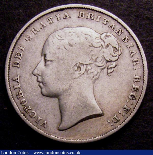 Shilling 1850 ESC 1296 VG/Fine, a collectable problem free example with good surfaces : English Coins : Auction 148 : Lot 2318