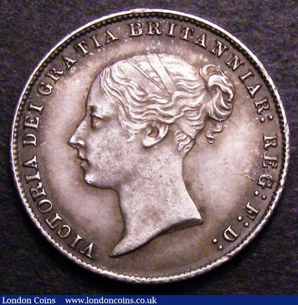 Sixpence 1866 ESC 1715 Die Number 16 A/UNC nicely toned with minor cabinet friction : English Coins : Auction 148 : Lot 2390