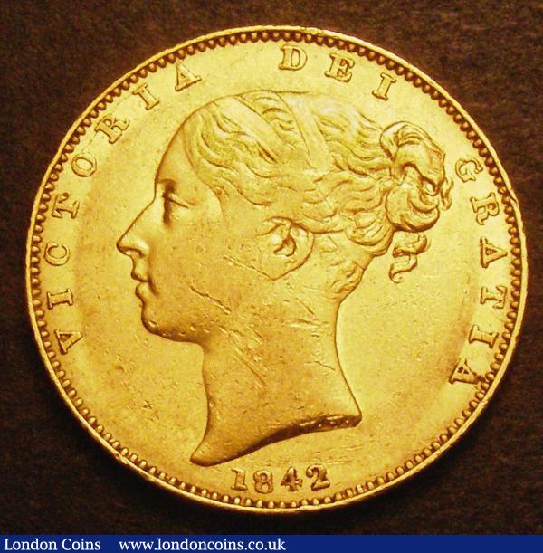 Sovereign 1842 Open 2 S.3852 Good Fine : English Coins : Auction 148 : Lot 2467