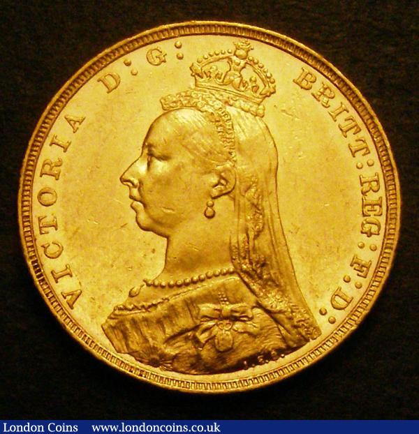 Sovereign 1893M Jubilee Head Marsh 137 NEF/EF with some contact marks : English Coins : Auction 148 : Lot 2511