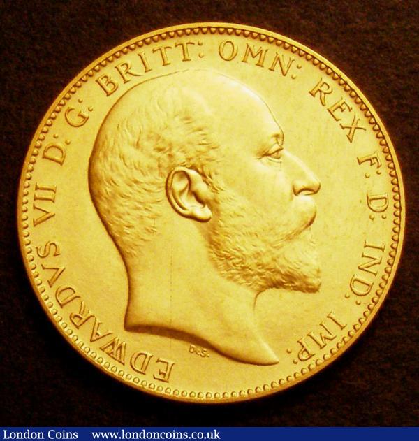 Sovereign 1902 Matt Proof nFDC with some light hairlines : English Coins : Auction 148 : Lot 2516