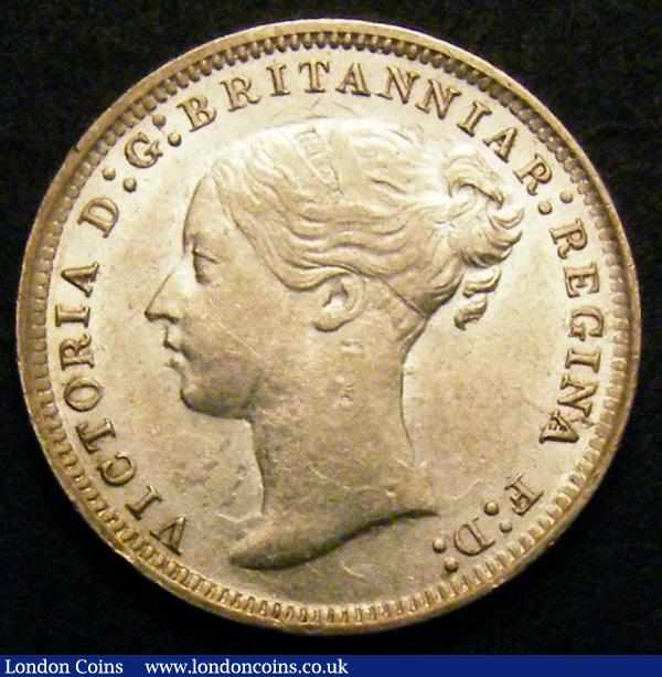 Threepence 1874 ESC 2080 GEF : English Coins : Auction 148 : Lot 2560