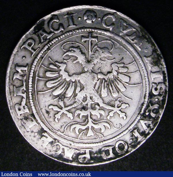 Swiss Cantons - Zug Half Thaler 1620 KM#28 Fine with some dirt in the legends : World Coins : Auction 148 : Lot 889