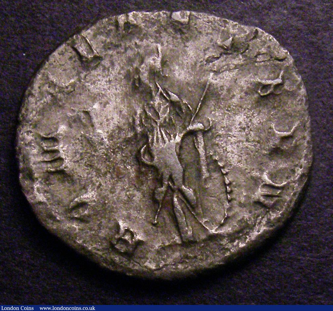 London Coins : A148 : Lot 1457 : Ar Antoninianus Aemilian, Rome 253, rev. Roma stg.l. holding phoenix on globe (RCV 9842) NVF, scarce