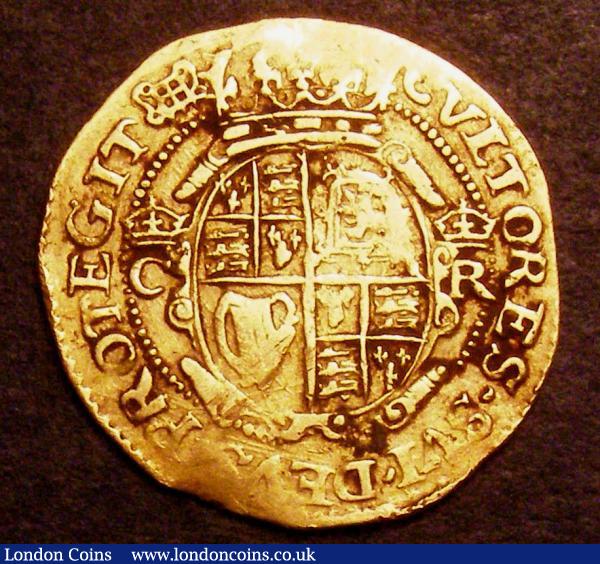 Gold Crown Charles I Group D, Fourth Bust, with falling lace collar S.2715 mintmark Portcullis NVF/GF with some contact marks on the obverse : Hammered Coins : Auction 148 : Lot 1491