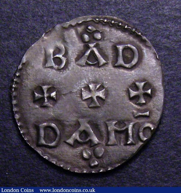 Penny Edward the Elder Phase III (915-924) Late horizontal type North Eastern Mercia moneyer BADDA S.1087 VF Rare : Hammered Coins : Auction 148 : Lot 1557