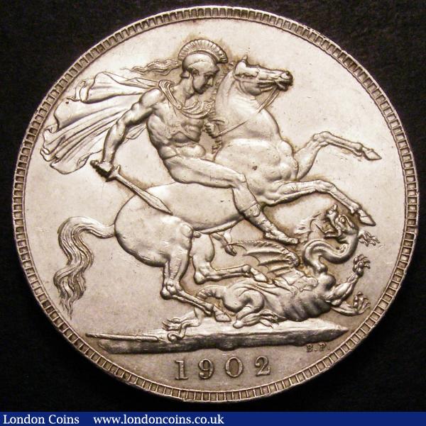 Crown 1902 ESC 361 GEF and lustrous with some contact marks and a small edge bruise : English Coins : Auction 148 : Lot 1745