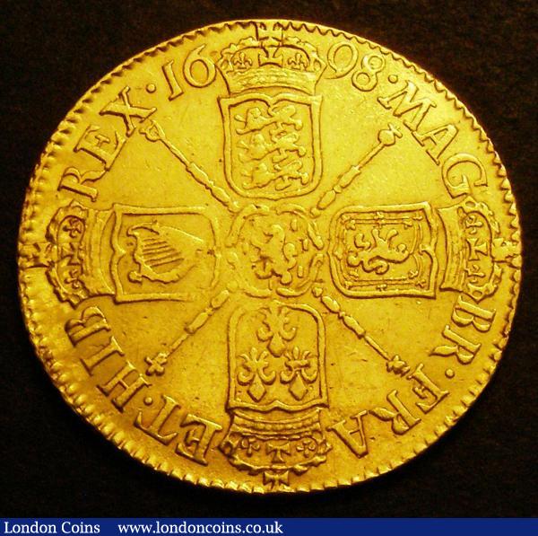 Guinea 1698 S.3460 Fine, Ex-Jewellery : English Coins : Auction 148 : Lot 1860