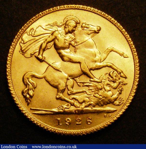 Half Sovereign 1926SA Marsh 543 AU/GEF : English Coins : Auction 148 : Lot 1926