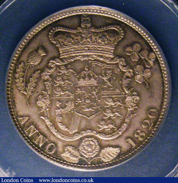 Halfcrown 1820 George IV ESC 628 ANACS AU58 we grade GEF nicely toned  : English Coins : Auction 148 : Lot 1992