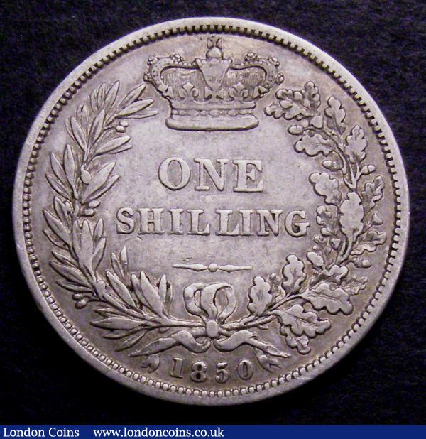 Shilling 1850 ESC 1296 VG/Fine, a collectable problem free example with good surfaces : English Coins : Auction 148 : Lot 2318