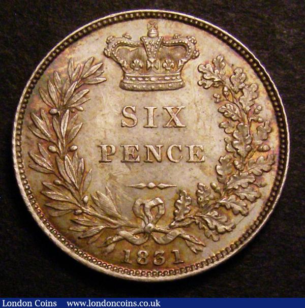 Sixpence 1831 ESC 1670 UNC and nicely toned with minor cabinet friction : English Coins : Auction 148 : Lot 2382