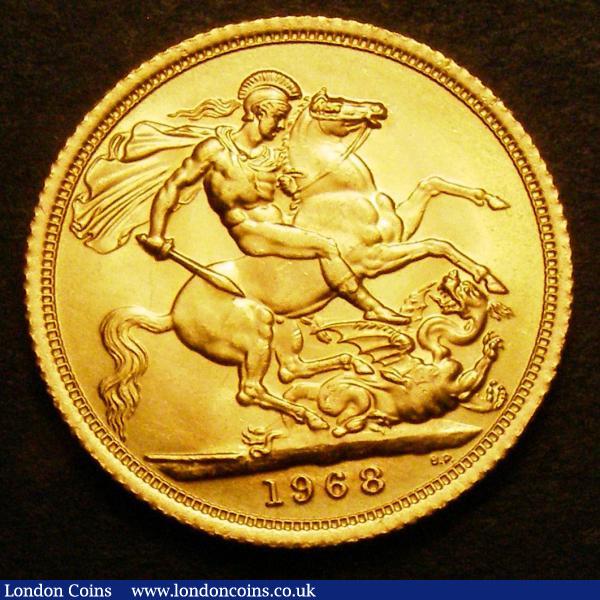 Sovereign 1968 Marsh 306 A/UNC : English Coins : Auction 148 : Lot 2531