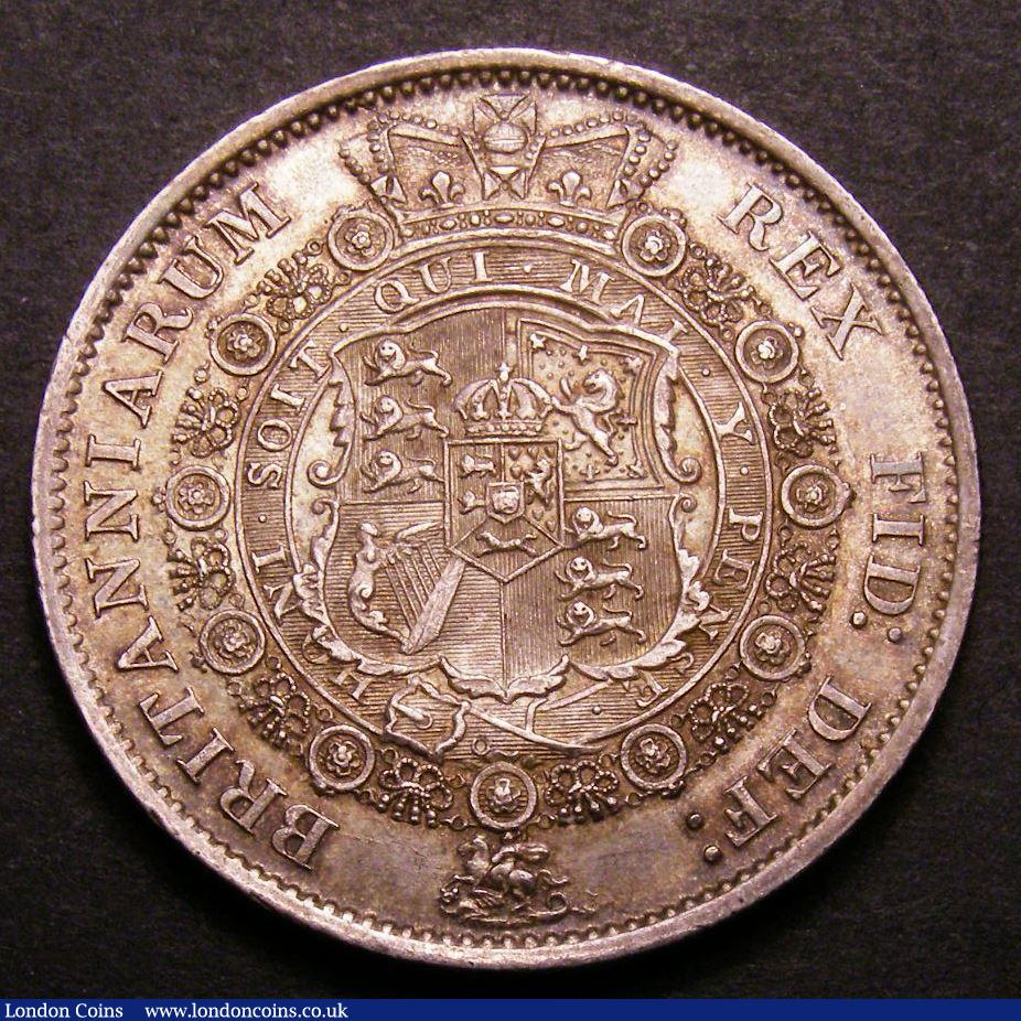 London Coins : A148 : Lot 2606 : Halfcrown 1816 ESC 613 toned UNC the reverse with minor cabinet friction, slabbed and graded CGS 78 ...