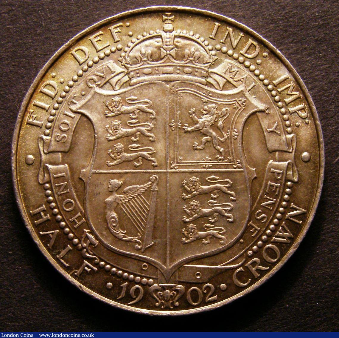 London Coins : A148 : Lot 2661 : Halfcrown 1902 ESC 746 Choice UNC with a subtle green and gold tone. Slabbed and graded CGS 82 (UIN ...